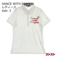 ダンスウィズドラゴン アクビちゃん ゴルフ モックネック レディース