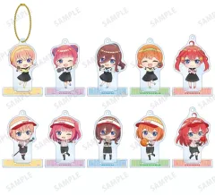 【中古】キーホルダー 全10種セット 「五等分の花嫁∽×ROUND1 トレーディング ちびキャラ アクリルスタンドキーホルダー」