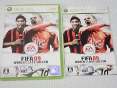 xbox360★FIFA 09 ワールドクラスサッカー 管理番号2 ケース傷み★箱付・説明書付・ソフト付★動作確認済