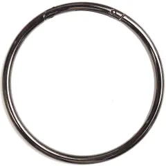 【アウトレット】丸カラビナ100mm【1個】5色展開　ビッグ丸カン　訳あり品【makuzo shop】