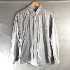エディーバウアー Eddie Bauer シャツ ボタンダウン ワンポイント刺繍 コットン100％ グレー Lサイズ 2025090500283のサムネイル