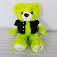 美品 BOYS AND MEN 【小林豊】さん  ボイメン ぬいぐるみ くま 黄緑