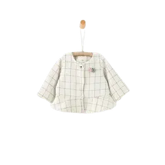 【アウトレット品】女の子　ジャケット  リボン付　キュート　可愛い　ホワイトのサムネイル