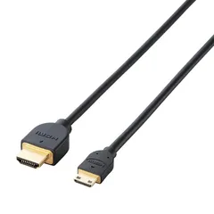 エレコム mini HDMI ケーブル 1m 4K × 2K対応 ブラック DH-HD14EM10BK
