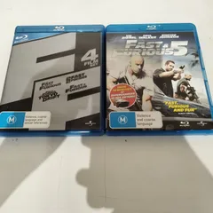 [N-6353] Blu-ray 北米版 ワイルドスピード（FAST&FURIOUS）1〜5 5作品セット