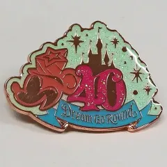 【中古】バッジ・ピンズ ミッキーマウス ピンバッジ 「東京ディズニーリゾート40周年“ドリームゴーラウンド”」 東京ディズニーランド限定 ジャングルカーニバル ゲーム景品