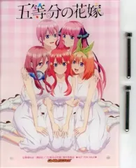 【中古】雑貨 集合 A5アクリルビジュアルプレート 「五等分の花嫁 中野一花＆中野三玖 ABS＆PVC製塗装済み完成品」 ゲーマーズ購入特典