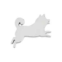【特売】Catland 車 エンブレム 犬 ステッカー 柴犬 エンブレムチャーム イヌ かわいい カーステッカー プレートステッカー かっこいい シバイヌ おしゃれ 3D 金属製 防水 デカール シール ラベル 車用 バイク 自転車 スーツケース 装飾 カスタ