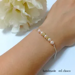 ピンクパール&ロンデルのブレスレット