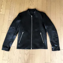 美品　LIDNM 羊皮　ジャケット　ブラック　 M 日本製　最終価格 人気ブランドランキング M ブラック ジャケット 羊皮 LIDNM 美品