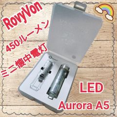 RovyVon LED Aurora A5 キーホルダー型懐中電灯 A5 ミニ懐中電灯 450ルーメン 磁気