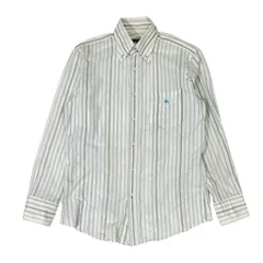 BURBERRY BLACK LABEL バーバリー ストライプ BD ボタンダウン 長袖シャツ 2/メンズ