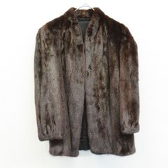 ラグジュアリー古着！LUPIAN FUR ミンク ブラウン 毛皮ファー