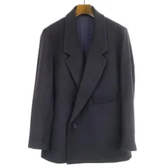 ETHOSENS エトセンス 13AW カシミヤ混ウールダブルブレストジャケット  ネイビー 1のサムネイル
