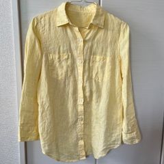 メイソングレイ 麻 シャツ 長袖 2 イエロー 黄色 - メルカリ