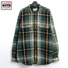 00s Eddie Bauer チェック柄 ヘビーネル 長袖シャツ メンズ 表記XLサイズ