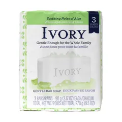 固形石鹸 ボディソープ アイボリー 石鹸3個パック アロエ 90g×3 IVORY アメリカ製 Ｐ＆Ｇのサムネイル