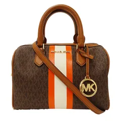 マイケル・コース Michael Kors バッグ レディース ブランド ハンドバッグ ショルダーバッグ 2way ミニボストンバッグ ブラウン 斜めがけ 手持ち おしゃれ 【中古】