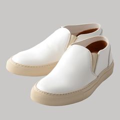 定価8万【FEIT ファイト】ワンピースレザースリッポン スニーカー 