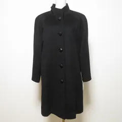 #wnc レリアン Leilian コート 7 黒 カシミア スタンドカラー 小さいサイズ レディース [967179]のサムネイル