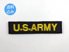 アメリカ陸軍 US ARMY パッチ ワッペン サバゲー ミリタリー ベルクロ 黒黄のサムネイル