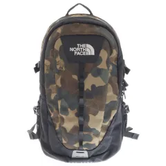 THE NORTH FACE (ザノースフェイス) ホットショット Hot Shot カモ総柄 バッグパック リュック ブラック/カーキ NM72302