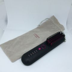 W801　Wallfire　ウォールファイアー　ヘアストレートブラシ　S1142　ブラック×ピンク　ヘアアイロン