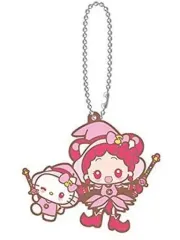 【中古】雑貨 ハローキティ＆どれみ 「おジャ魔女どれみ×サンリオキャラクターズ スペシャルラバーマスコット」