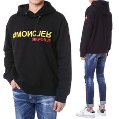 76 MONCLER GRENOBLE モンクレール グルノーブル 8G00025 80451 ブラック パーカー スウェット ロゴ