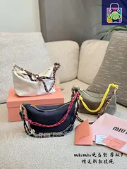 【今日WTO】Miu Miu 新款 サーフロープ キャンバス ランチボックスバッグ（Miu Miu New Surf Rope Canvas Lunch Box Bag）-WTO輸入2-UYE44