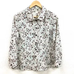 ✨美品✨LEPORTE レポルテ　トップス　長袖ブラウス　シャツ　花柄　11 クリーム色