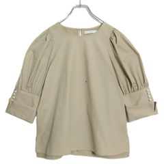 美品】ピンクハウス☆段々フリルのふんわりブラウス 綿ローン 黒系  