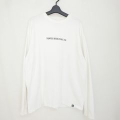 THUMPERS BROOKLYN NYC USA サンパーズブルックリンエヌワイシーユーエスエー シンプルロゴ 長袖Tシャツ ロンT WHITE XL