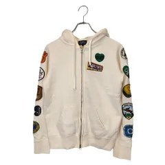 PEARLY GATES パーリーゲイツ ゴルフ マルチ ワッペン ジップアップ パーカー 055-262049 2 ライトベージュ/マルチ レディース