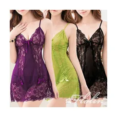 レースが綺麗なAラインベビードール　BD-8906