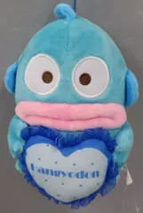 【中古】ぬいぐるみ ハンギョドン 推しごとダイアリーハートリボンぬいぐるみ～シナモロール・ハンギョドン・ポチャッコ～ 「サンリオキャラクターズ」