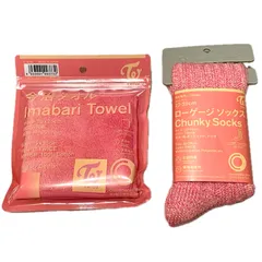 🐼新品🐼 TWICEコラボ  ローゲージソックス＆今治タオルハンカチセット［数量限定］