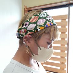 ヘアターバン【扇猫】