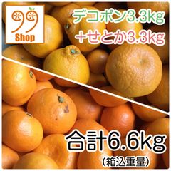 愛媛県産 デコポン3.3kg せとか3.3kg 2399円 訳あり家庭用 柑橘 セット