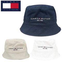 トミーヒルフィガー Tommy Hilfiger バケットハット 帽子 69J5966 メンズ レディース ハット 刺繍ロゴ ブランドロゴ 文字ロゴ 2サイズ TOMMY HILFIGER ESTABLISHED BUCKET HAT 新品