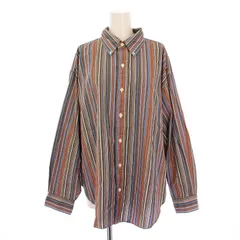 シンゾーン Shinzone DADDY SHIRTS MULTI STRIPE ダディーシャツ マルチストライプ ブラウス ボタンダウン 長袖 レギュラーカラー 総柄 P0 茶 ブラウン 23MMSBL08 /BBのサムネイル