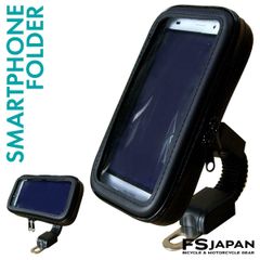 【アウトレット｜在庫処分】返品・交換・キャンセル不可｜スマホ ホルダー フレキシブル ミラークランプ取付 防水バッグ 携帯 保護 原付 バイク スクーター