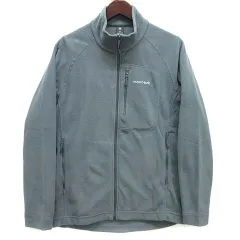 モンベル Montbell シャミース ジャケット ジップアップ フリース ライトアウター 1114432 グレー系 M