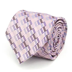 ピエールカルダン ブランドネクタイ ストライプ柄 グラデーション シルク 日本製 メンズ ピンク Pierre Cardin 【中古】