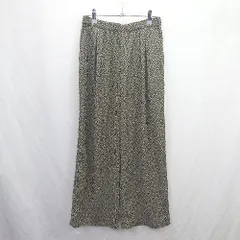 ◇ Θ AMERICAN HOLIC 総柄 ウエストゴム イージー ワイドパンツ サイズ表記なし ブラウン系 レディース E  【1506300022982】
