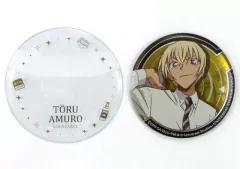 【中古】バッジ・ピンズ 安室透 「名探偵コナン・ワールド コレクタブル缶バッジ」 ユニバーサル・スタジオ・ジャパン 2019限定