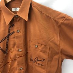 HARDY AMIES LONDON エンブロイダリー　長袖シャツ　№R-54168-0 06082412 01
