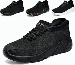 メンズ シューズ 即購入OKスニーカー レディース スポーツシューズ ランニングシューズ 運動靴 黒 スリッポン ウォーキングシューズ トレーニング カップル 靴 ジョギング 厚底 幅広 カジュアル  超軽量 通気 大きい tachuan01