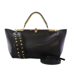 美品保存袋付き　ザンケッティ アムレット ブラック ショルダーバッグ　2way 美品保存袋付き ザンケッティ アムレット ブラック ショルダー