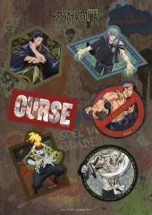 【中古】シール・ステッカー 集合(エンブレムVer.) アートステッカーシート 「呪術廻戦 明治神宮前 大交流展・詛 in ベースヤード トーキョー」